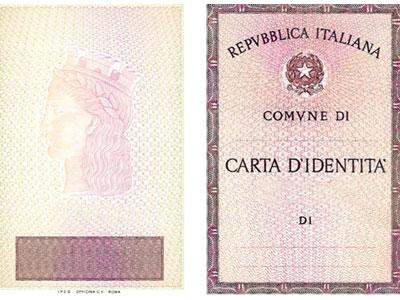 Удостоверение личности (carta d identita) в Итали