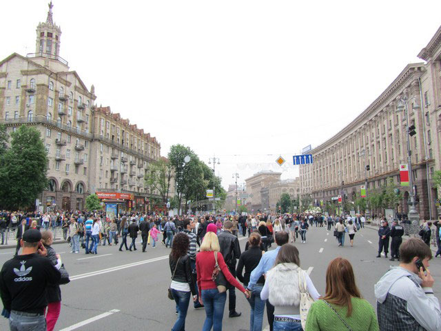 Киев 9 мая 2012
