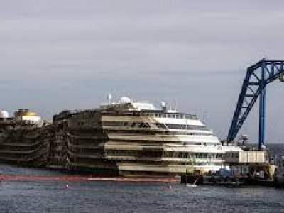 Costa Concordia отправляется в последнее плавание