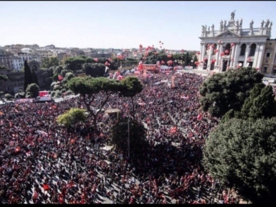 Профсоюзы в Риме вывели 200 тысяч людей на протест против правительства – в чём причина 