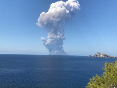 Извержение вулкана в Стромболи – ситуация под контролем