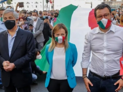 Демонстрации в Риме и Милане нарушили все правила безопасности 