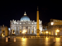 Площадь Святого Петра в Риме будет сиять по ночам