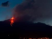 Огненное извержение вулкана Этна в мае 2023 года