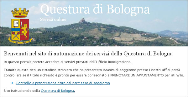 Ðак пÑовеÑиÑÑ Ð¸ заказаÑÑ Ð¿Ð¾Ð»ÑÑение вида на жиÑелÑÑÑво ÐÑалии ... Questura bologna permesso di soggiorno