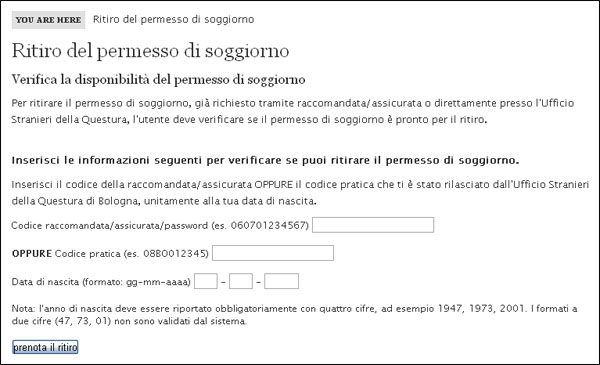 Ðак пÑовеÑиÑÑ Ð¸ заказаÑÑ Ð¿Ð¾Ð»ÑÑение вида на жиÑелÑÑÑво ÐÑалии ... Ritiro del permesso di soggiorno