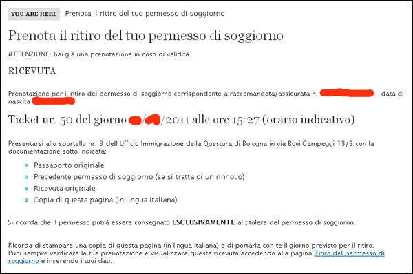 Awesome questura di bergamo permessi di soggiorno gallery design ... Questura di bari controllo permesso di soggiorno
